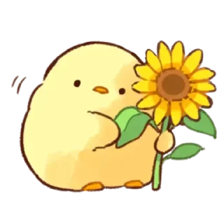 🌼 emoji chicken Telegram sticker 22 of 81