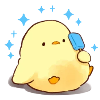 Sticker from chicken