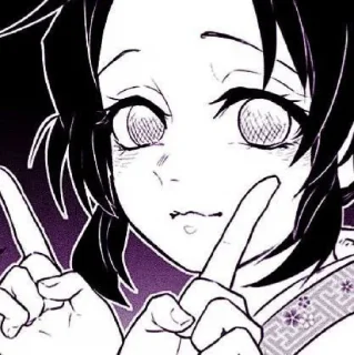 🐚 emoji shinobu kocho Telegram sticker 15 of 25