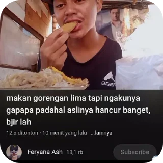 🍟 emoji nyolong:sayang raga 💋 Telegram sticker 4 of 23