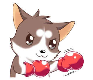 👊 emoji Doggy @awcogan Telegram sticker 14 of 39