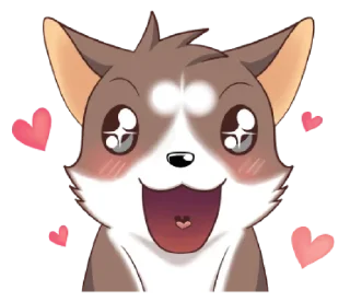 🤩 emoji Doggy @awcogan Telegram sticker 17 of 39