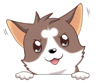 🙂 emoji Doggy @awcogan Telegram sticker 11 of 39