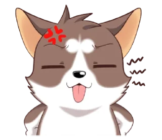 😝 emoji Doggy @awcogan Telegram sticker 13 of 39