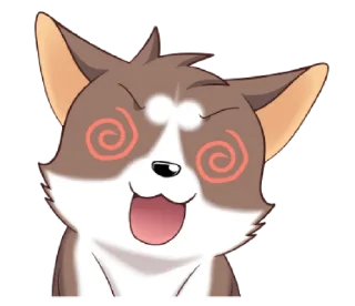 😵 emoji Doggy @awcogan Telegram sticker 16 of 39