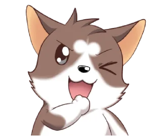 😉 emoji Doggy @awcogan Telegram sticker 7 of 39
