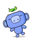🤗 emoji Hello Wumpus Telegram sticker 11 of 30