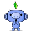 😮 emoji Hello Wumpus Telegram sticker 21 of 30