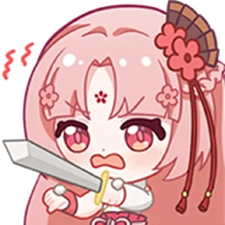 ❤️ emoji 扇宝 @Bilibili_skin Telegram sticker 9 of 25