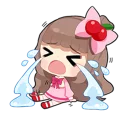 😌 emoji Cherry Telegram sticker 24 of 32