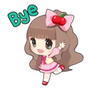 😞 emoji Cherry Telegram sticker 8 of 32