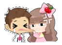 😊 emoji Cherry Telegram sticker 18 of 32