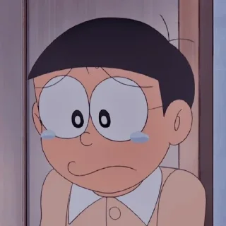 😔 emoji Nobita-sen by @senshi_sino Telegram sticker 21 of 57