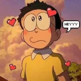 💓 emoji Nobita-sen by @senshi_sino Telegram sticker 1 of 57