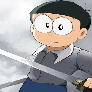 🫡 emoji Nobita-sen by @senshi_sino Telegram sticker 13 of 57