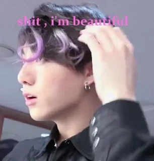 😌 emoji BTS MEMES by @Itz_kishiii Telegram sticker 16 of 45
