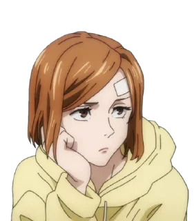 🙁 emoji jujutsu kaisen(ep 21-24) @animestickerchannel Telegram sticker 11 of 97