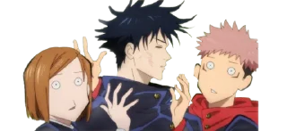 😜 emoji jujutsu kaisen(ep 21-24) @animestickerchannel Telegram sticker 21 of 97