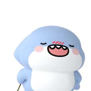 😘 emoji 肥肥鲨 @Stickers_AChansp Telegram sticker 24 of 40