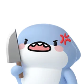 😡 emoji 肥肥鲨 @Stickers_AChansp Telegram sticker 20 of 40