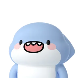🥰 emoji 肥肥鲨 @Stickers_AChansp Telegram sticker 18 of 40