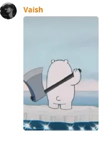 Sticker from Bear