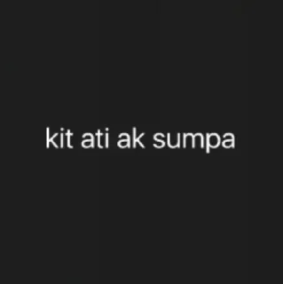 Sticker from Gatau ini apah