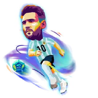 Sticker from BIB Meta World Cup Stars NFT