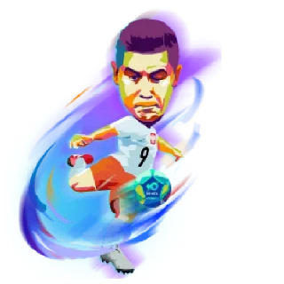 Sticker from BIB Meta World Cup Stars NFT
