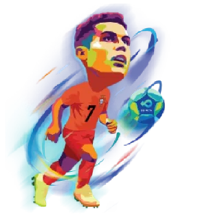 Sticker from BIB Meta World Cup Stars NFT
