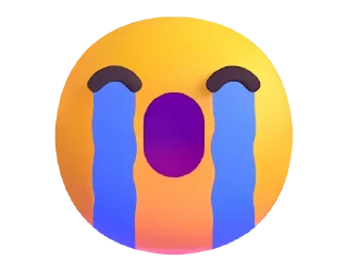 😭 emoji Rushil's Video Stickers Telegram sticker 23 of 28