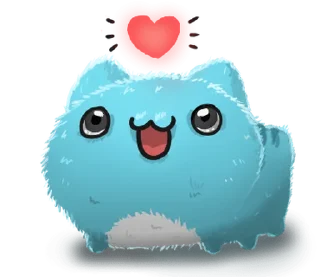 🥰 emoji 貓貓蟲咖波-迷因系列 @moe_sticker_bot Telegram sticker 7 of 32