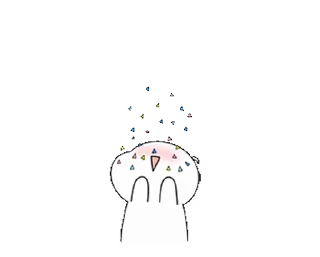 🎉 emoji [ @stickers_gifs_store ] Dudu Mochi 🥰❤️ — @stckrRobot Telegram sticker 8 of 45