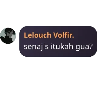 😔 emoji ￴￴※ Lelouch by @prinzeugen_robot Telegram sticker 10 of 81