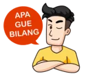 Sticker from A man