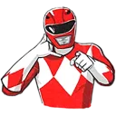 Sticker from Power Rangers