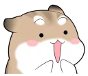 😀 emoji Pudding Hamster @tikelku Telegram sticker 21 of 41