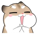 Sticker from Pudding Hamster By ISREE