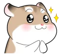 🙏 emoji Pudding Hamster @tikelku Telegram sticker 4 of 41