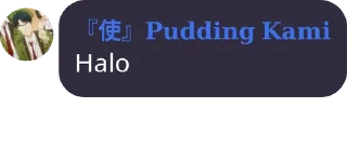 Sticker from Pudding