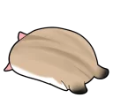 😞 emoji Pudding Hamster @tikelku Telegram sticker 17 of 41