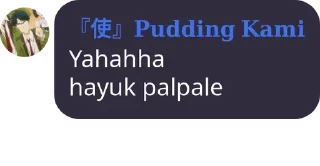 Sticker from Pudding