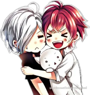 😆 emoji ayato sakamaki @animestickerchannel Telegram sticker 16 of 60