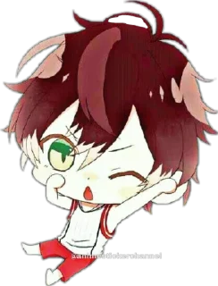 🥱 emoji ayato sakamaki @animestickerchannel Telegram sticker 19 of 60
