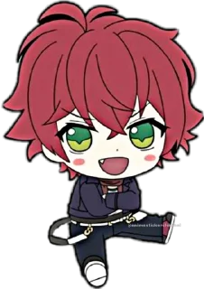 😄 emoji ayato sakamaki @animestickerchannel Telegram sticker 5 of 60