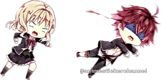 😡 emoji ayato sakamaki @animestickerchannel Telegram sticker 22 of 60