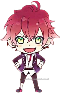 😄 emoji ayato sakamaki @animestickerchannel Telegram sticker 24 of 60