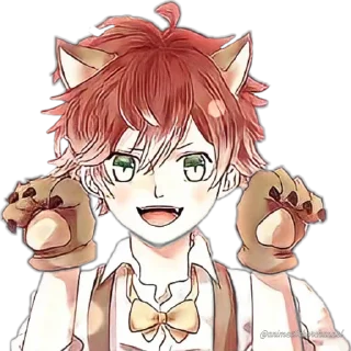 😄 emoji ayato sakamaki @animestickerchannel Telegram sticker 23 of 60