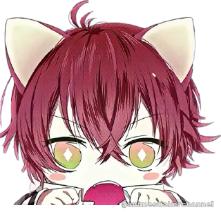 🤩 emoji ayato sakamaki @animestickerchannel Telegram sticker 11 of 60