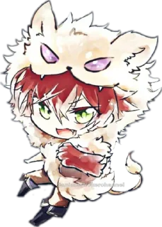 😄 emoji ayato sakamaki @animestickerchannel Telegram sticker 14 of 60